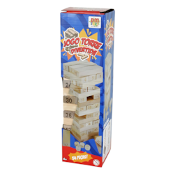 Jogo Torre Divertida 54pcs Dmbrasil