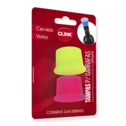 Kit 2 Tampas De Silicone Clink Ck2760
