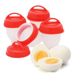 Kit 4 Min Formas Ovo M¿gico Cozidos Silicone