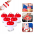 Kit 6 Mini Formas Ovo M¿gico Cozidos Silicone