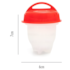 Kit 6 Mini Formas Ovo M¿gico Cozidos Silicone