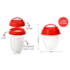 Kit 6 Mini Formas Ovo M¿gico Cozidos Silicone