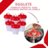 Kit 6 Mini Formas Ovo M¿gico Cozidos Silicone