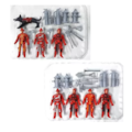 Kit Bonecos Vermelho Arktoys Akt3718