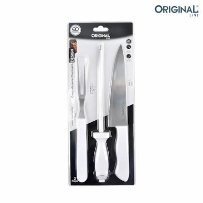 Kit Churrasco Design 3pcs Original