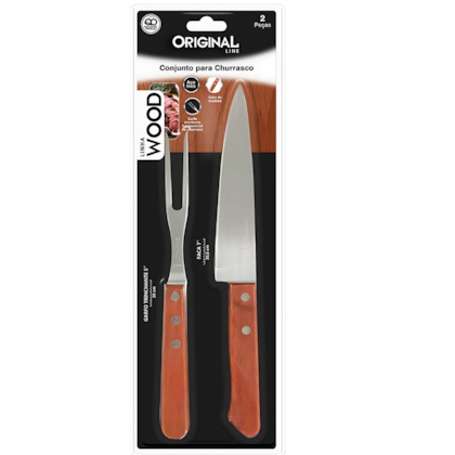 Kit Churrasco Wood Original Line