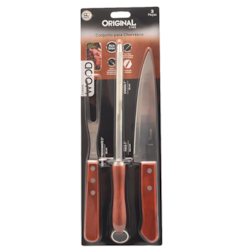 Kit Churrasco Wood Original Line Sl0456