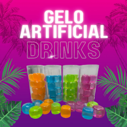 Kit Com 15 Cubos De Gelo Artificial Imporiente