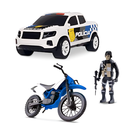 Kit Forca Tarefa Policia Samba Toys 043