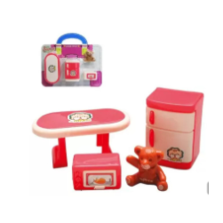 Kit Mobilha Luxo Cozinha 4pcs Arktoys Akt3395