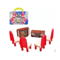Kit Mobilha Luxo Sala 6pcs Arktoys Akt3394