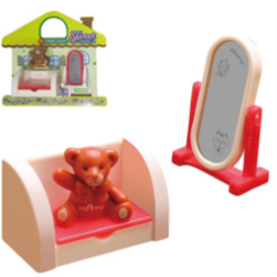 Kit Mobilha Luxo Sala De Estar 3pcs Arktoys Akt3387