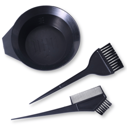 Kit Para Tintura Capilar 3 Peças Preto Zein