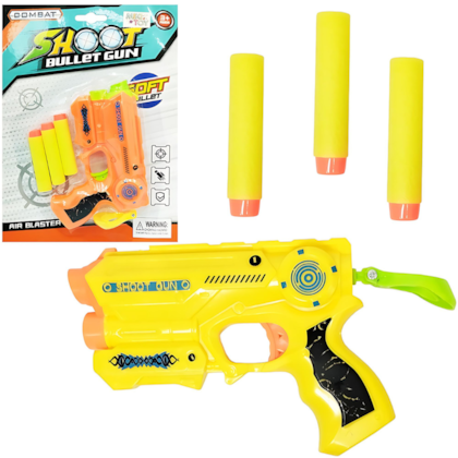 Lanca Dardos Pistola Gun Soft Samba Toys