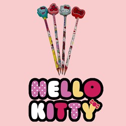Lapis C/borracha Hello Kitty