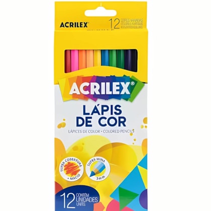 Lápis de Cor Acrilex c/12