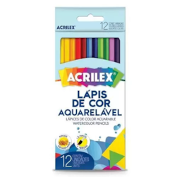 Lápis De Cor Aquarelavel Com12 Cores Acrilex 9652