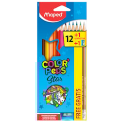 LAPIS DE COR COLORPEPS STAR 12 CORES MAPED 832023Z - CX 6 UNIDADES