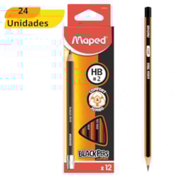 LAPIS GRAFITE HB JUMBO BLACKPEPS MAPED 854059Z - CX 24 UNIDADES