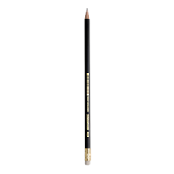 Lapis Grafite Hb Resina Preto Com Borracha Yin