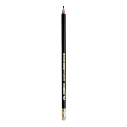 Lapis Grafite Hb Resina Preto Com Borracha Yin