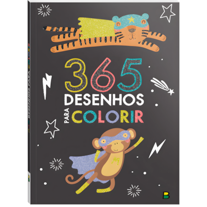 LIVRO DE DESENHO P/COLORIR PRETO TODOLIVRO