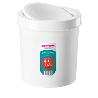 Lixeira Basculante Plast 4,3l Sanremo Sr273/01