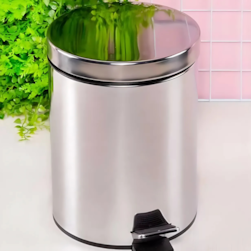 Lixeira Inox 3l C/pedal Brilhosa Imporiente