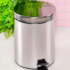 Lixeira Inox 3l C/pedal Brilhosa Imporiente