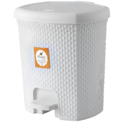 Lixeira Naturalle Rattan C/pedal 14,5lt Br Rischioto
