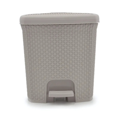 Lixeira Naturalle Rattan C/pedal 7,5lt Ar Rischioto