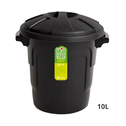 Lixeira Pop 10L SilverBlack MB