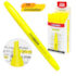 MARCA TEXTO AMARELO YINS YP7395 - CX 24 UNIDADES