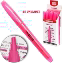 MARCA TEXTO ROSA YINS YP7396 - CX 24 UNIDADES