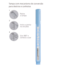 Marcador Destaq Azul Pastel Compactor