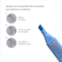 Marcador Destaq Azul Pastel Compactor