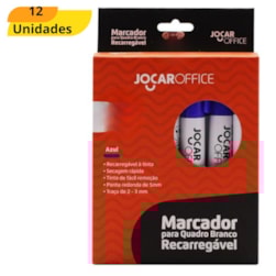 MARCADOR P/QD BRANCO AZ LEO E LEO 96064 - CX 12 UNIDADES