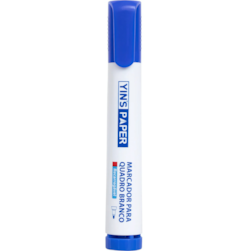 Marcador para Quadro Branco Recarregavel Azul Yins