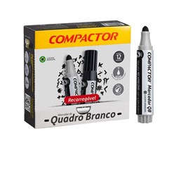 Marcador Qb Preta Compactor 1600004