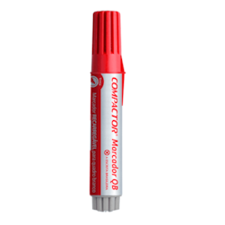 Marcador Qb Vermelho Compactor 1600002