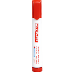 Marcador quadro Branco Recarregavel Vermelho Yins