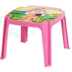 Mesa Infantil Rosa/Label Princesa Plasnew