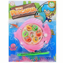 Mini Jogo De Pescaria Peixe Arktoys