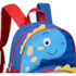 Mochila Costas Dinossauro Azul Dino Escolar Infantil