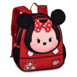 Mochila De Costas Escolar Infantil Minnie com alças acolchoadas e Super Leve