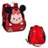 Mochila De Costas Escolar Infantil Minnie com alças acolchoadas e Super Leve