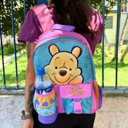 Mochila de Costas Oficial Pooh e Seus Amigos