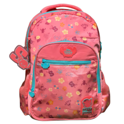 Mochila De Costas Ohana stitch Rosa / Roxa Disney  17,5 Clio