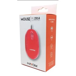 Mouse Office Basico Vermelho Hayom 291214