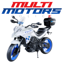 Multi Motors Police Motorcycle Roma